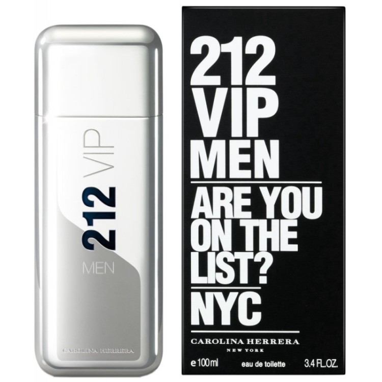 Perfume Carolina Herrera 212 VIP Men EDT 100mL - Masculino - Imagem: 1