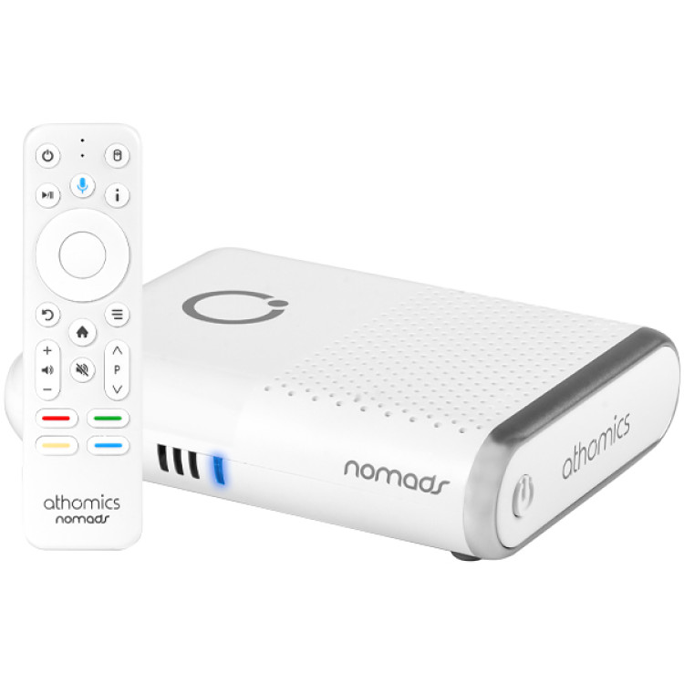 Receptor FTA Athomics Nomads 4K Ultra HD 2GB RAM / 16GB Internal Android TV - Imagem: 1