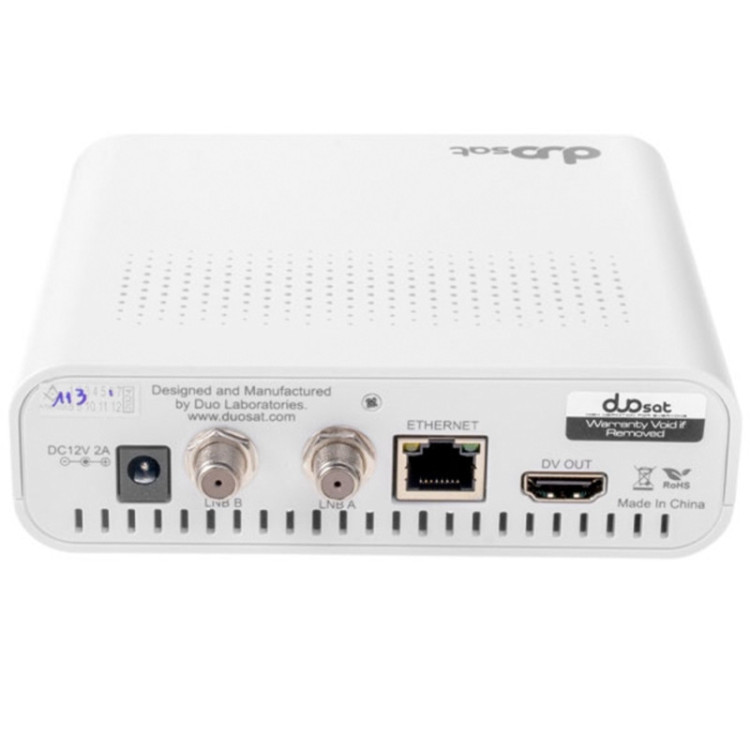 Receptor FTA Duosat Blade GO! com Wi-Fi - Branco - Imagem: 1