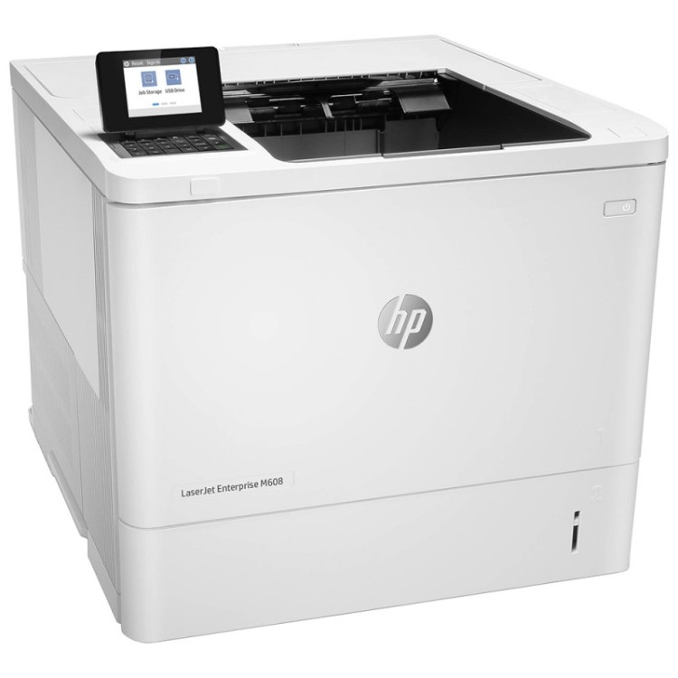 Impressora HP LaserJet Enterprise M608dn 220v Branco - Imagem: 2