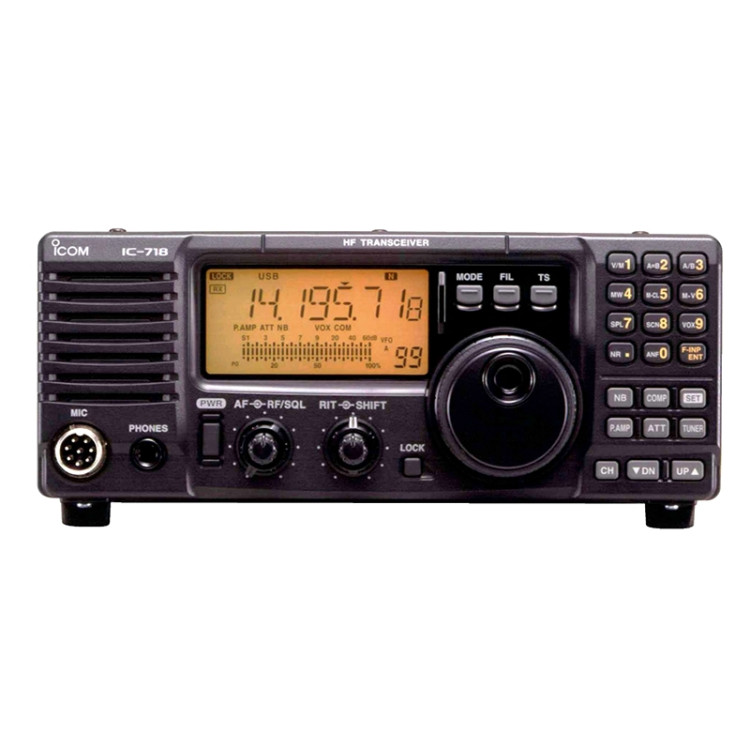 Icom IC-718 Rádio HF (10 a 160m) 100W ICOM com DSP - Imagem: 3