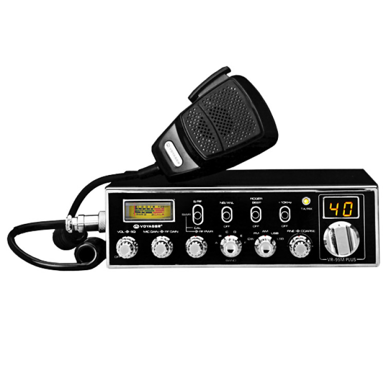 Radio PX Voyager VR-95M Plus de até 271 Canais AM / FM / CW / USB / LSB - Preto - Imagem: 1