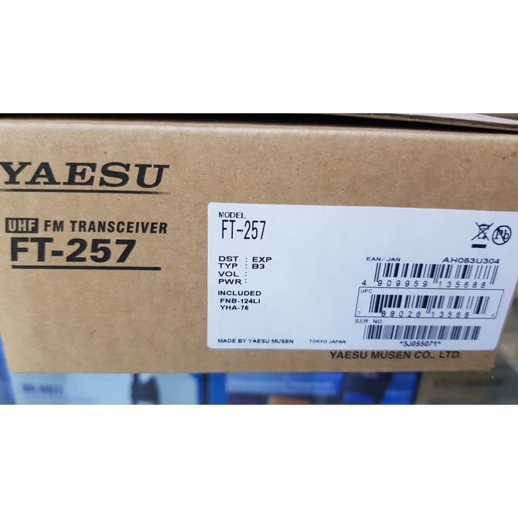 Radio Yaesu UHF FT-257 HT Portátil - Imagem: 4