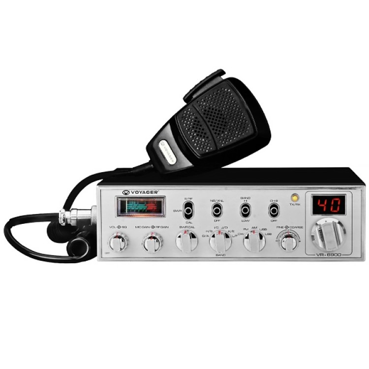 Radio PX Voyager VR-6900 de ate 480 Canais AM / FM / CW / USB / LSB - Preto - Imagem: 1