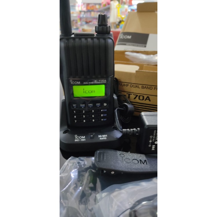 Radio HT Icom Dualband VHF/Uhf IC-T70A 5 Watts  - Imagem: 7