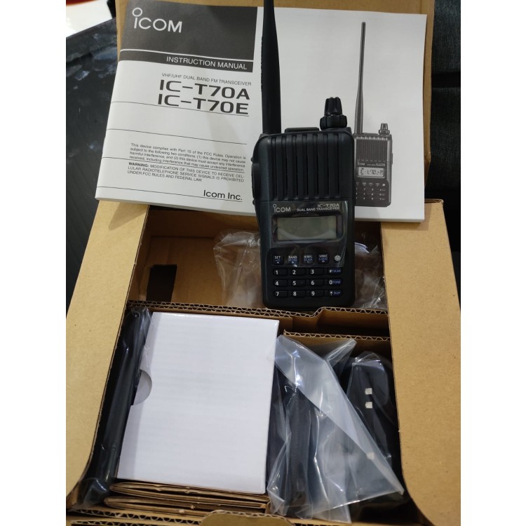 Radio HT Icom Dualband VHF/Uhf IC-T70A 5 Watts  - Imagem: 11