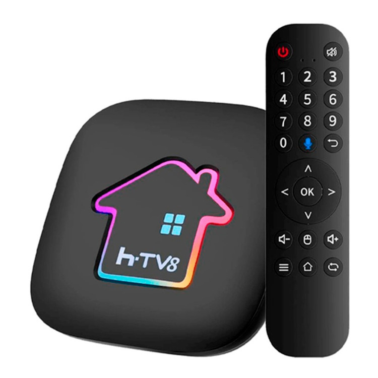 Receptor Fta HTV H8 4K Ultra HD de 16GB Emmc/2GB Ram  - Imagem: 1