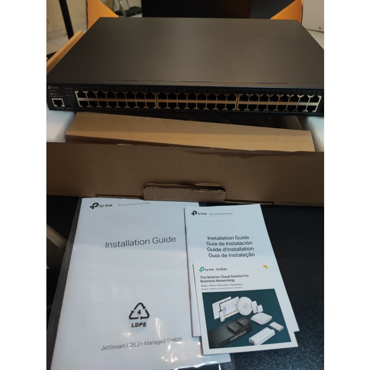 Hub Switch TP-Link TL-SG3452P JetStream Gigabit L2+ de 52 portas com PoE+ de 48 portas - Imagem: 2