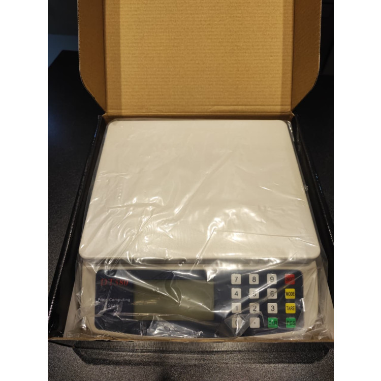 Balanças de Cozinha DT-580 Balança digital lcd de precisão, 30kg/1g, balança eletrônica, balança de peso de plástico, precisão, equilíbrio de peso, balanças de alimentos - Imagem: 4