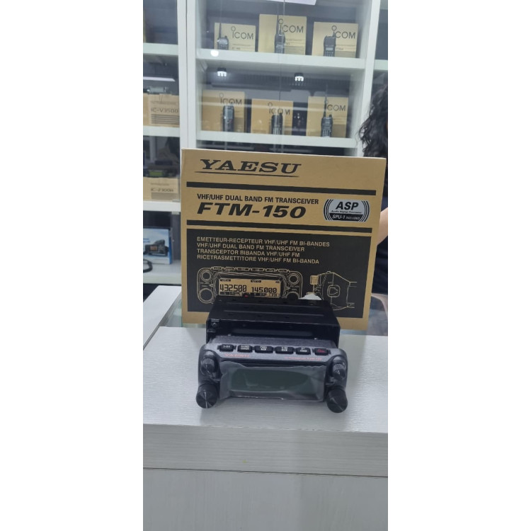 Radio Yaesu FTM-150R VHF/Uhf Full Duplex Frente Destacável  - Imagem: 3