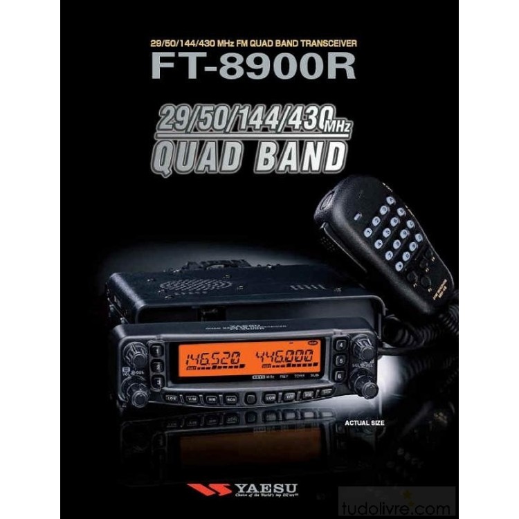 Radio Yaesu FT-8900 Quad Band 50 Watts Vhf Uhf 4 Bandas - Imagem: 12