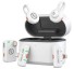 Microfone de Lapela Sem Fio Hollyland LARK M2S Ultimate Combo com USB-C Lightning - Glacier White (Anatel) - Imagem: 1
