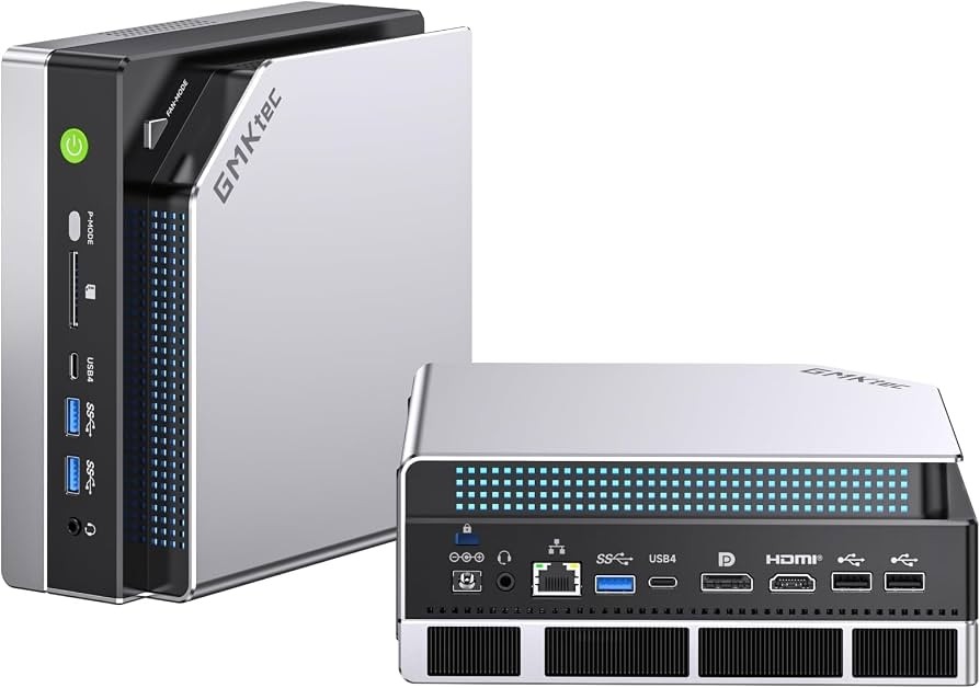 Mini PC GMKtec EVO-X2 AI AMD Ryzen Al Max+ 395 2TB SSD 128GB RAM - Cinza