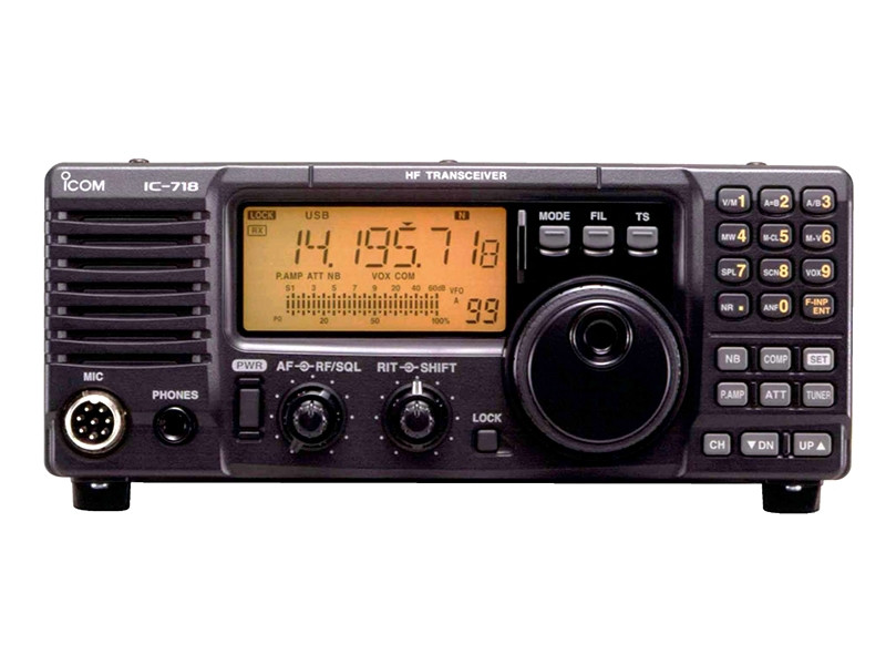 Icom IC-718 Rádio HF (10 a 160m) 100W ICOM com DSP