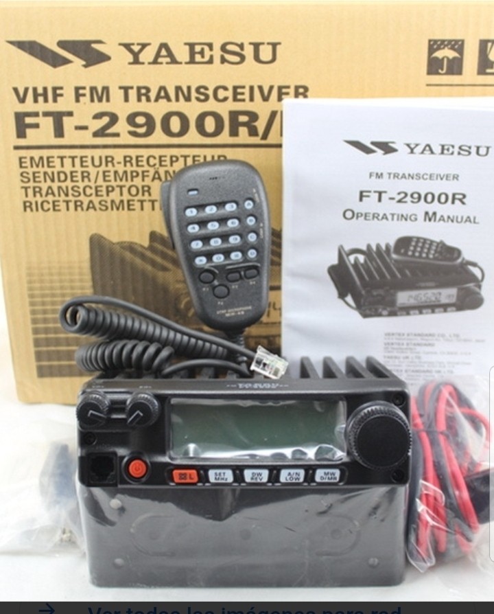Radio Vhf Yaesu FT-2900 2M 65 Watts Base Original (Padrão)