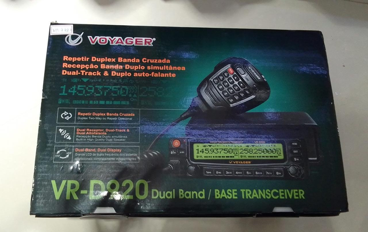 Radio Base Voyager VR-D920 Dual Band VHF e Uhf